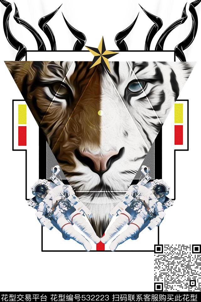 t恤华亿平台豹子潮流数码印花华亿平台下载（图片编号: 532223） - 瓦栏（Walan）