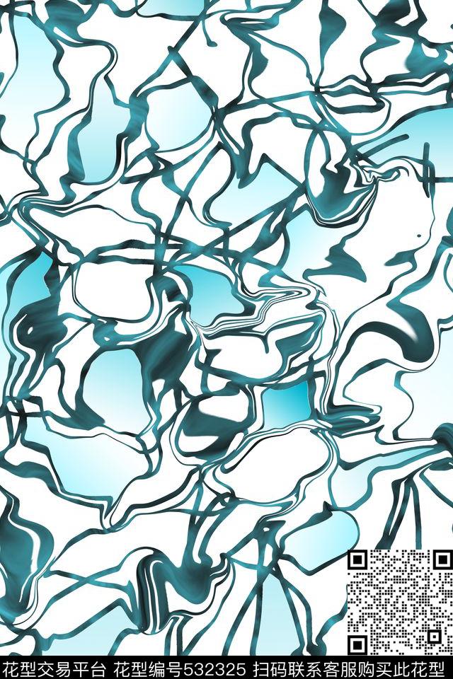 抽象动物动物纹数码印花华亿平台下载（图片编号: 532325） - 瓦栏（Walan）