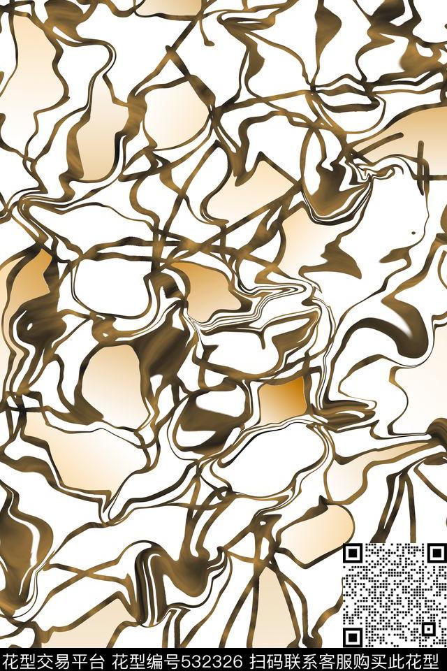 抽象动物动物纹数码印花华亿平台下载（图片编号: 532326） - 瓦栏（Walan）