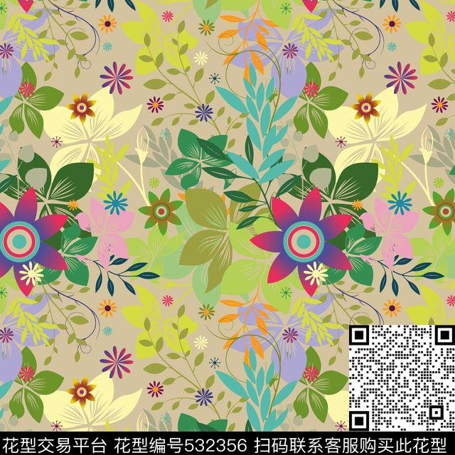 textiledesignprinting数码印花华亿平台下载（图片编号: 532356） - 瓦栏（Walan）