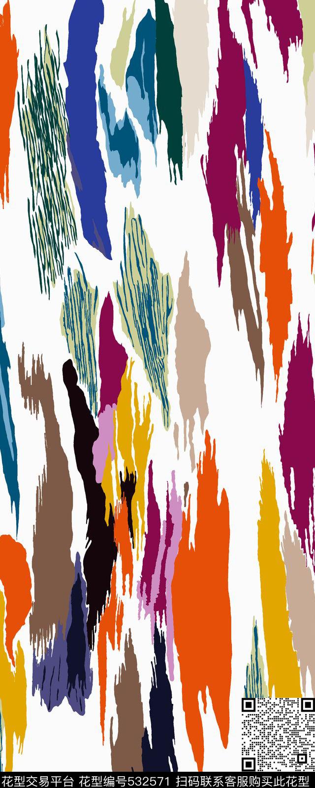 传统印花几何抽象线条几何传统印花华亿平台下载（图片编号: 532571） - 瓦栏（Walan）