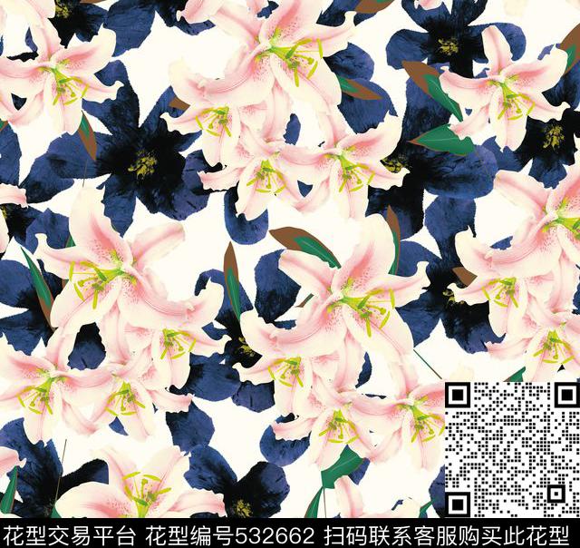 彩色底纹个性数码印花华亿平台下载（图片编号: 532662） - 瓦栏（Walan）