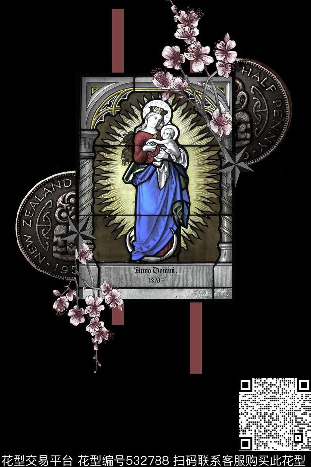 Givenchyt恤华亿平台潮流数码印花华亿平台下载（图片编号: 532788） - 瓦栏（Walan）