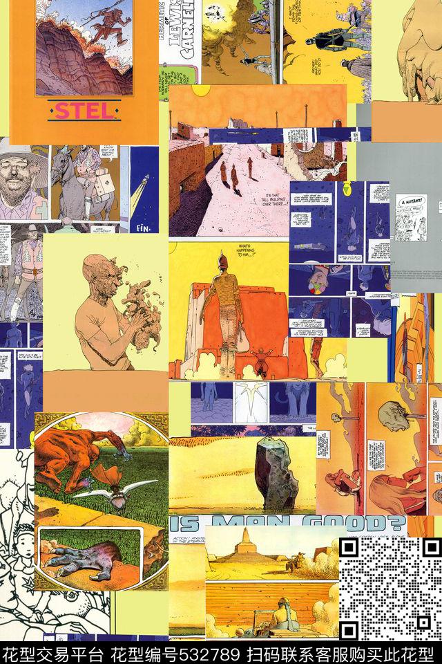 大花花卉鸟数码印花华亿平台下载（图片编号: 532789） - 瓦栏（Walan）