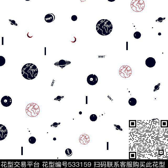几何男装华亿平台星球传统印花华亿平台下载（图片编号: 533159） - 瓦栏（Walan）
