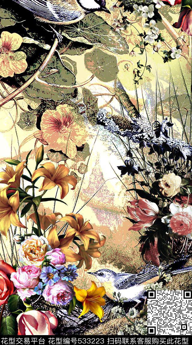 大牌定位丛林数码印花华亿平台下载（图片编号: 533223） - 瓦栏（Walan）