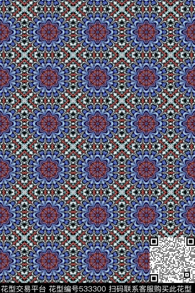 潮流衬衫时尚数码印花华亿平台下载（图片编号: 533300） - 瓦栏（Walan）