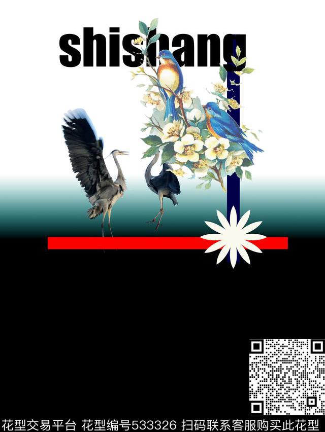 时尚大牌欧美风格服装设计数码印花数码印花华亿平台下载（图片编号: 533326） - 瓦栏（Walan）