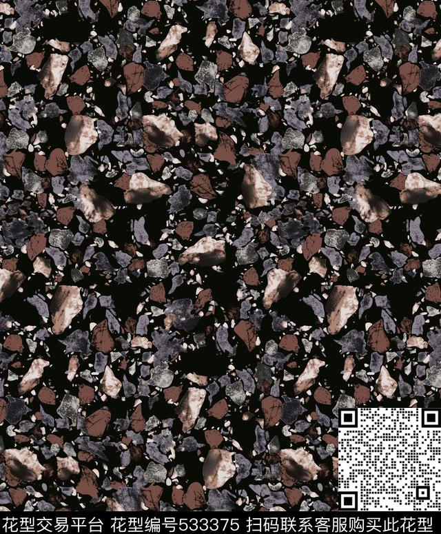 抽象自然山石纹理数码印花华亿平台下载（图片编号: 533375） - 瓦栏（Walan）