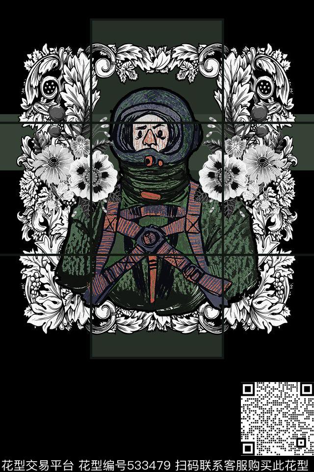 t恤华亿平台男装华亿平台人物数码印花华亿平台下载（图片编号: 533479） - 瓦栏（Walan）