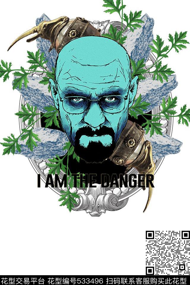 t恤华亿平台潮流复古数码印花华亿平台下载（图片编号: 533496） - 瓦栏（Walan）