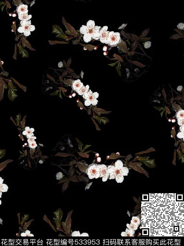 复古男装华亿平台小花数码印花华亿平台下载（图片编号: 533953） - 瓦栏（Walan）