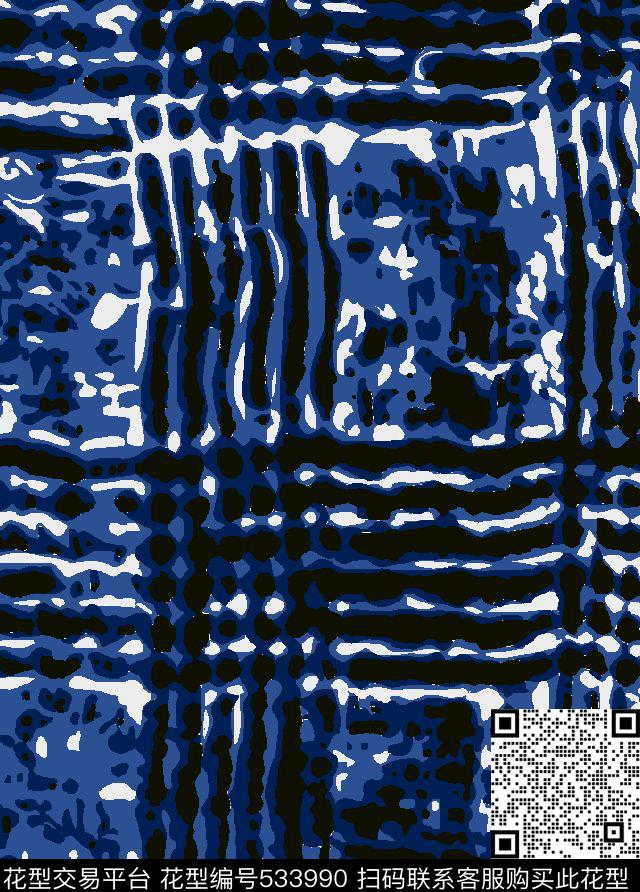 格子时尚不规则几何传统印花华亿平台下载（图片编号: 533990） - 瓦栏（Walan）