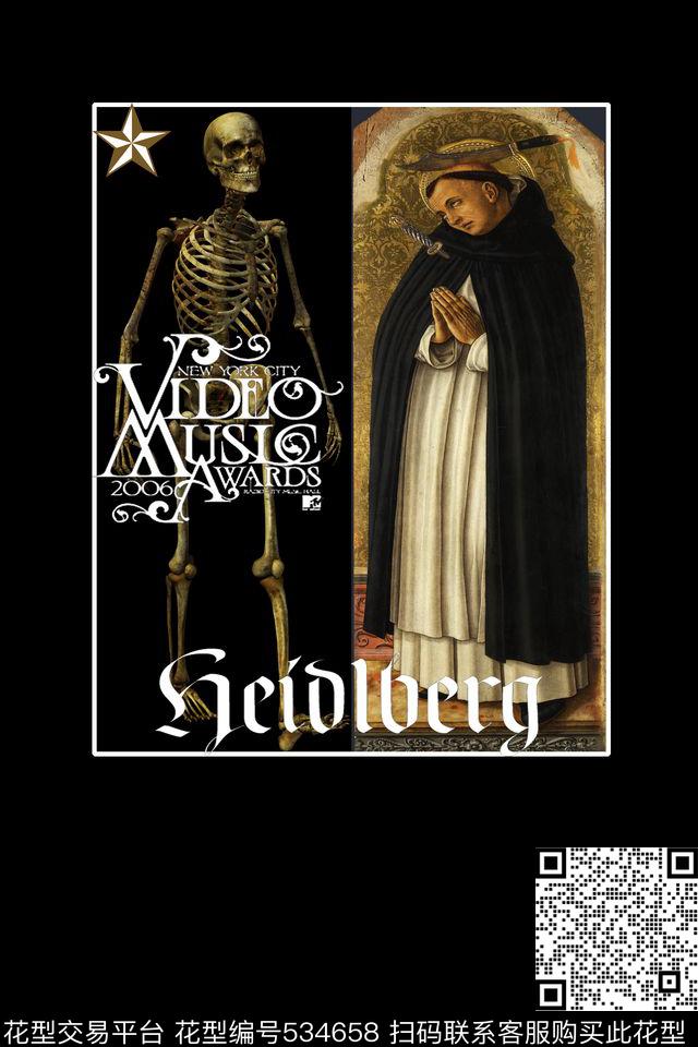 t恤华亿平台潮流复古数码印花华亿平台下载（图片编号: 534658） - 瓦栏（Walan）