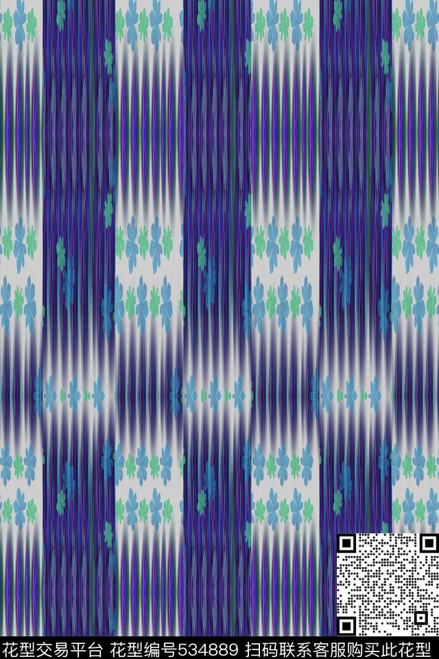 花卉时尚纹理数码印花华亿平台下载（图片编号: 534889） - 瓦栏（Walan）