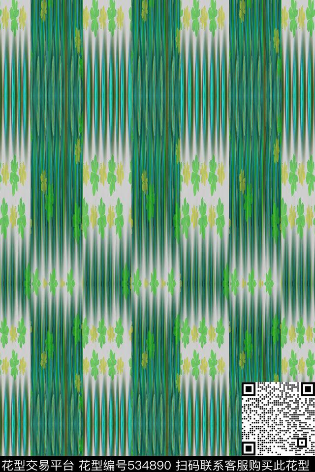 花卉时尚纹理数码印花华亿平台下载（图片编号: 534890） - 瓦栏（Walan）