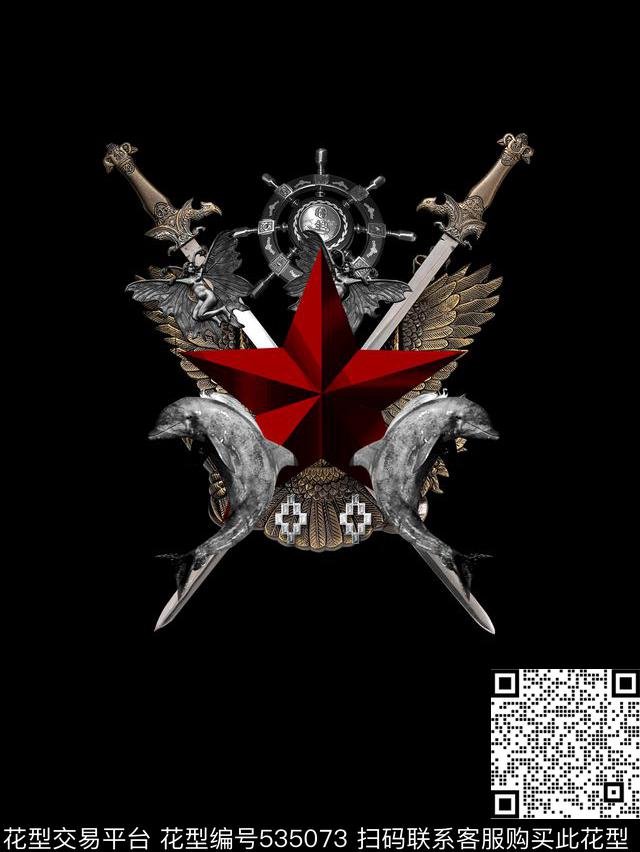 潮流男装华亿平台时尚数码印花华亿平台下载（图片编号: 535073） - 瓦栏（Walan）