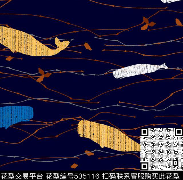 时尚趣味枝条传统印花华亿平台下载（图片编号: 535116） - 瓦栏（Walan）