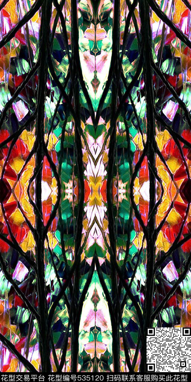 时尚油画风景卫衣羽绒服外套数码印花华亿平台下载（图片编号: 535120） - 瓦栏（Walan）