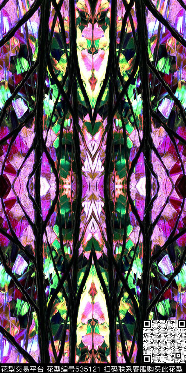 时尚油画风景卫衣羽绒服外套数码印花华亿平台下载（图片编号: 535121） - 瓦栏（Walan）