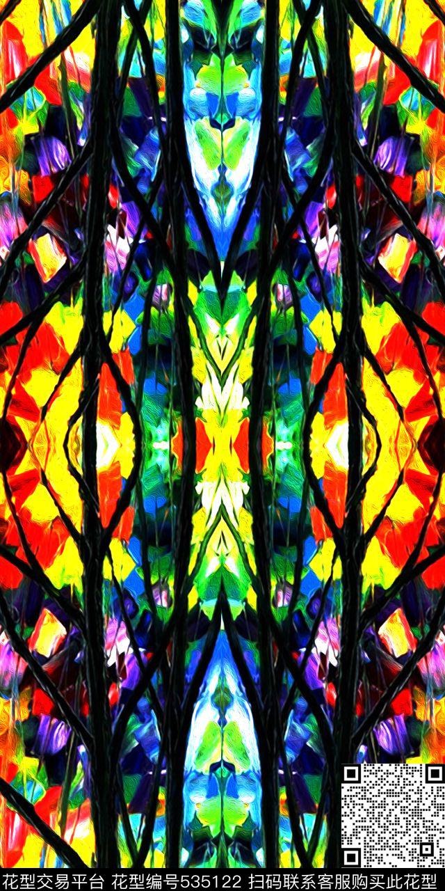 时尚油画风景卫衣羽绒服外套数码印花华亿平台下载（图片编号: 535122） - 瓦栏（Walan）