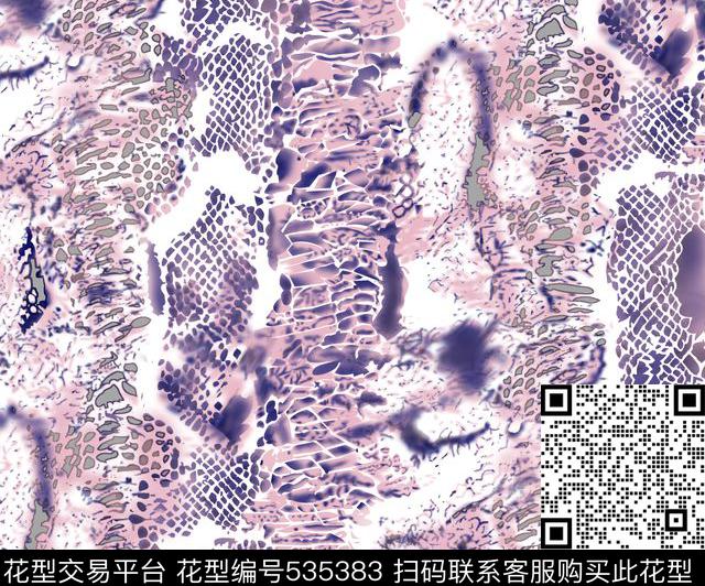 线条几何花卉花纹传统印花华亿平台下载（图片编号: 535383） - 瓦栏（Walan）