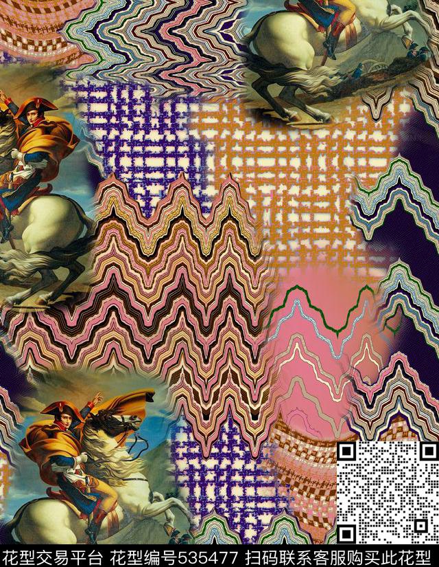 拿破仑印花拿破仑印花格子条纹布纹理欧美印花数码印花华亿平台下载（图片编号: 535477） - 瓦栏（Walan）