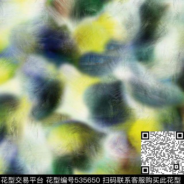 线条渐变云纹数码印花华亿平台下载（图片编号: 535650） - 瓦栏（Walan）