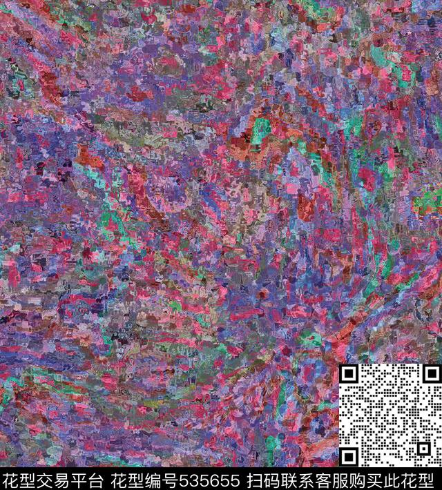 几何块面方形数码印花华亿平台下载（图片编号: 535655） - 瓦栏（Walan）