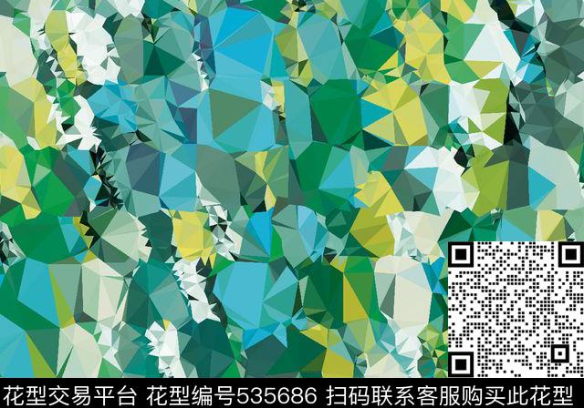 几何块面三角形传统印花华亿平台下载（图片编号: 535686） - 瓦栏（Walan）