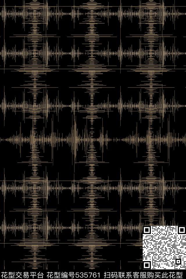 交错排列线框传统印花华亿平台下载（图片编号: 535761） - 瓦栏（Walan）