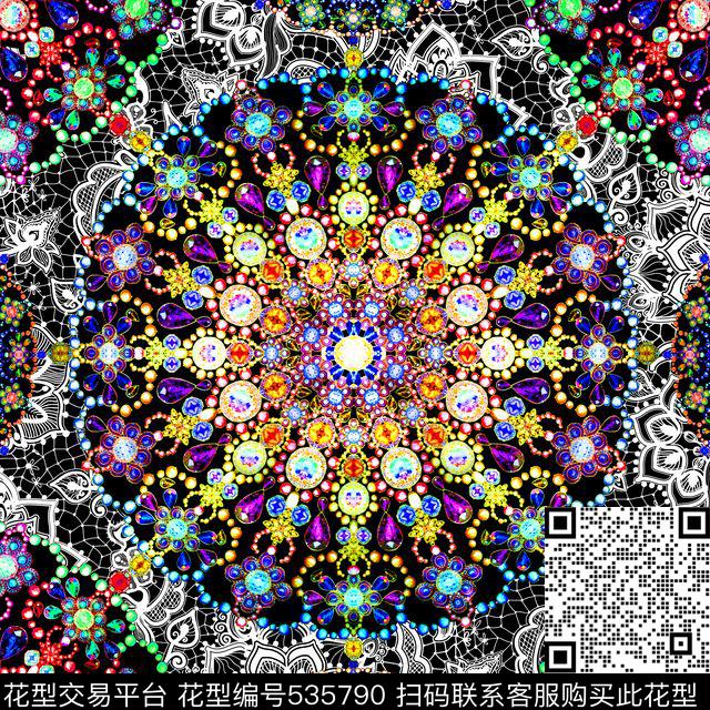 时尚珠宝宝石珠宝数码印花华亿平台下载（图片编号: 535790） - 瓦栏（Walan）