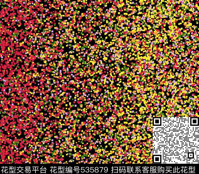线条几何花卉花纹传统印花华亿平台下载（图片编号: 535879） - 瓦栏（Walan）