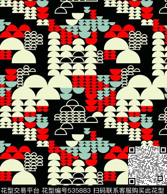花卉小碎花花纹传统印花华亿平台下载（图片编号: 535883） - 瓦栏（Walan）
