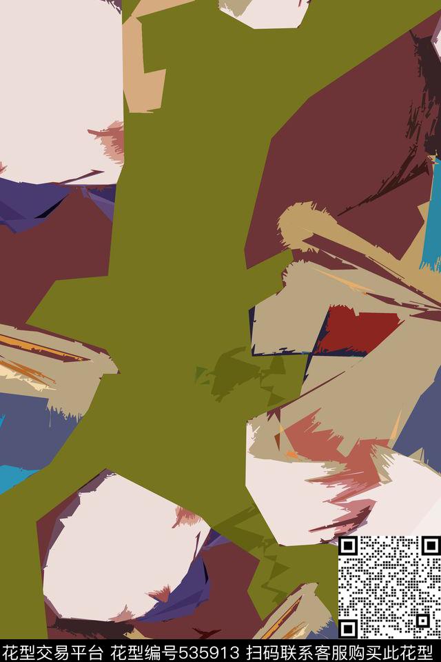 卡通趣味色彩传统印花华亿平台下载（图片编号: 535913） - 瓦栏（Walan）