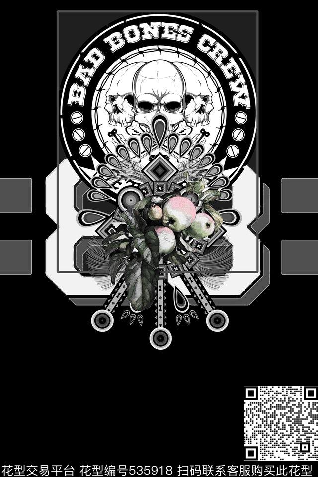 潮流复古男装华亿平台数码印花华亿平台下载（图片编号: 535918） - 瓦栏（Walan）