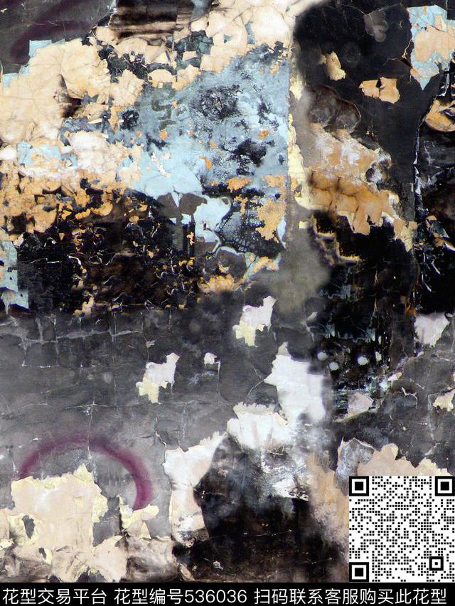 复古山石纹理男装数码印花华亿平台下载（图片编号: 536036） - 瓦栏（Walan）