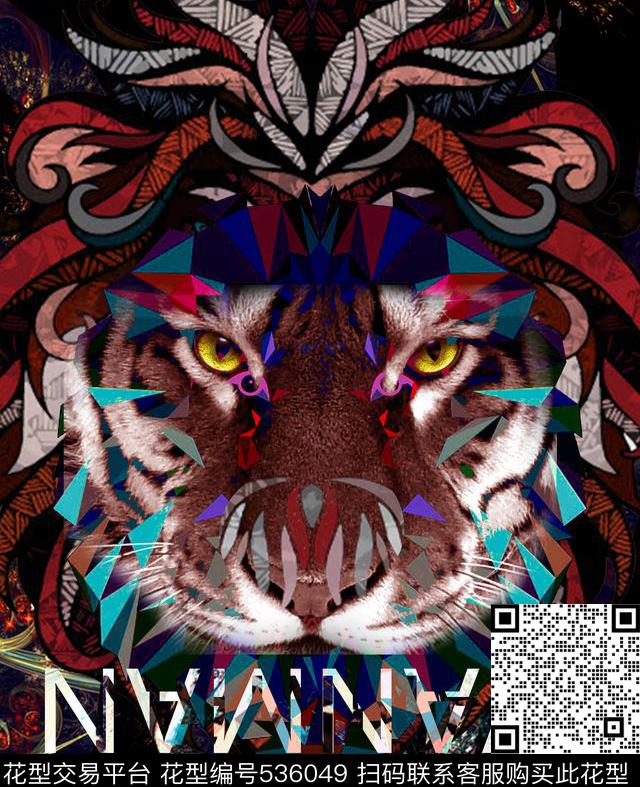 VK-动物世界印花华亿平台下载（图片编号: 536049） - 瓦栏（Walan）