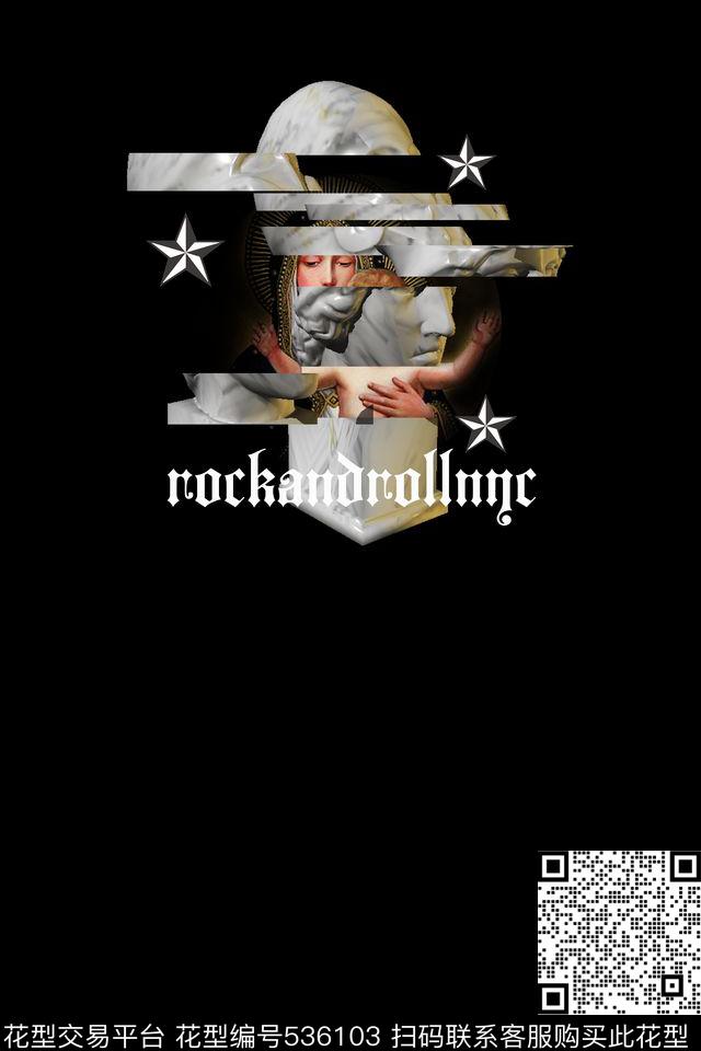 潮流复古男装华亿平台数码印花华亿平台下载（图片编号: 536103） - 瓦栏（Walan）