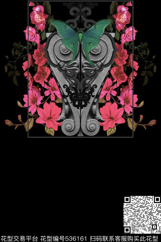 t恤华亿平台潮流复古数码印花华亿平台下载（图片编号: 536161） - 瓦栏（Walan）