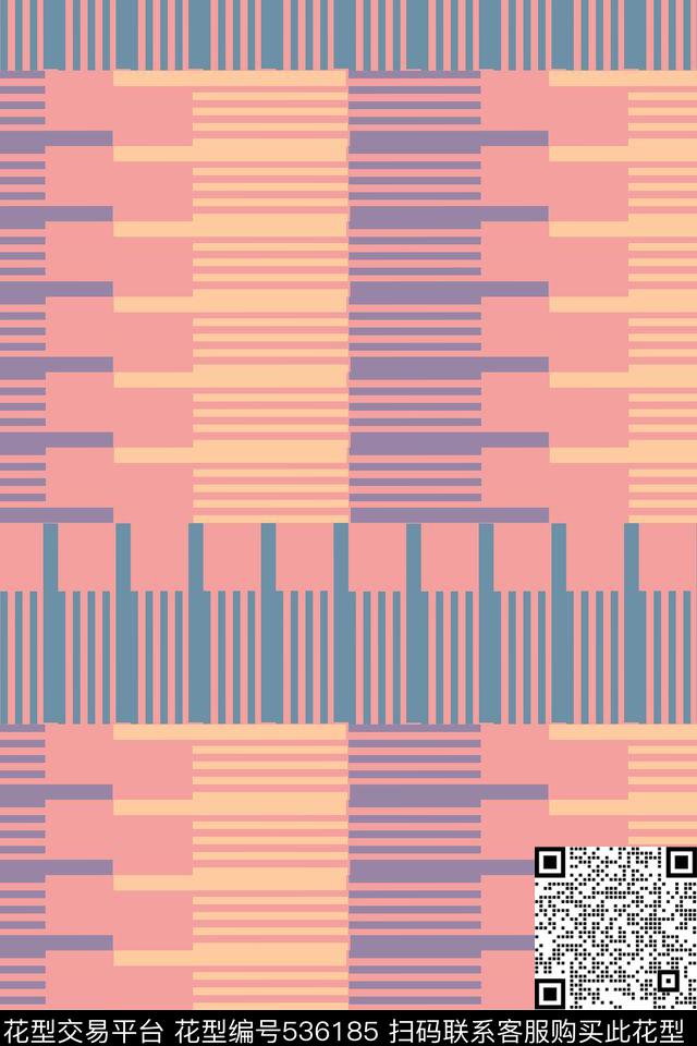 几何简单排列传统印花华亿平台下载（图片编号: 536185） - 瓦栏（Walan）