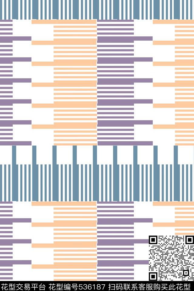 几何简单排列传统印花华亿平台下载（图片编号: 536187） - 瓦栏（Walan）