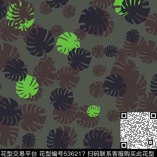 军旅枫叶迷彩传统印花华亿平台下载（图片编号: 536217） - 瓦栏（Walan）