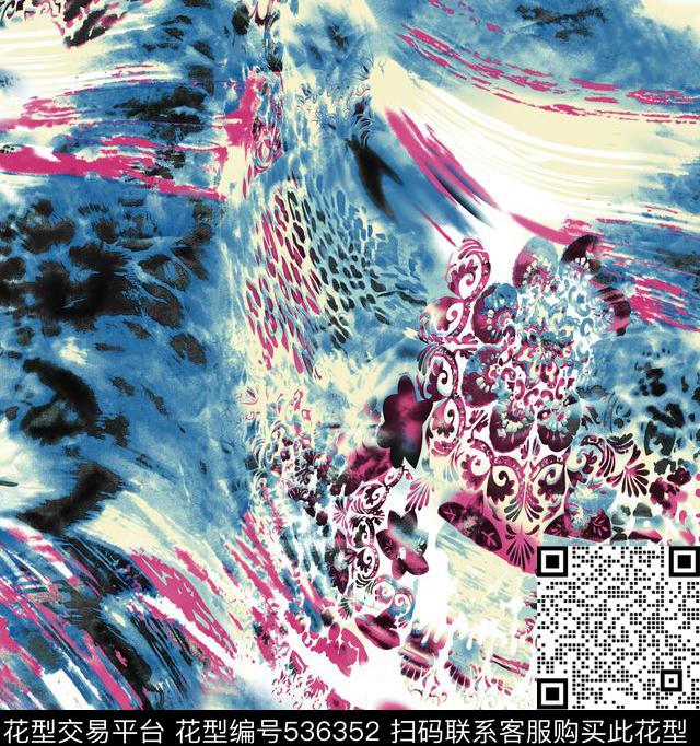 时尚服装墙纸传统印花华亿平台下载（图片编号: 536352） - 瓦栏（Walan）