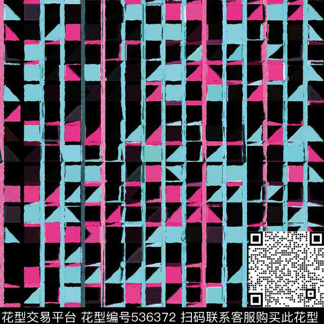 几何块面三角形传统印花华亿平台下载（图片编号: 536372） - 瓦栏（Walan）