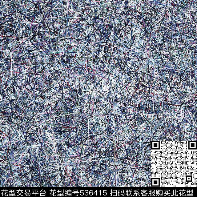 线条块面点子传统印花华亿平台下载（图片编号: 536415） - 瓦栏（Walan）