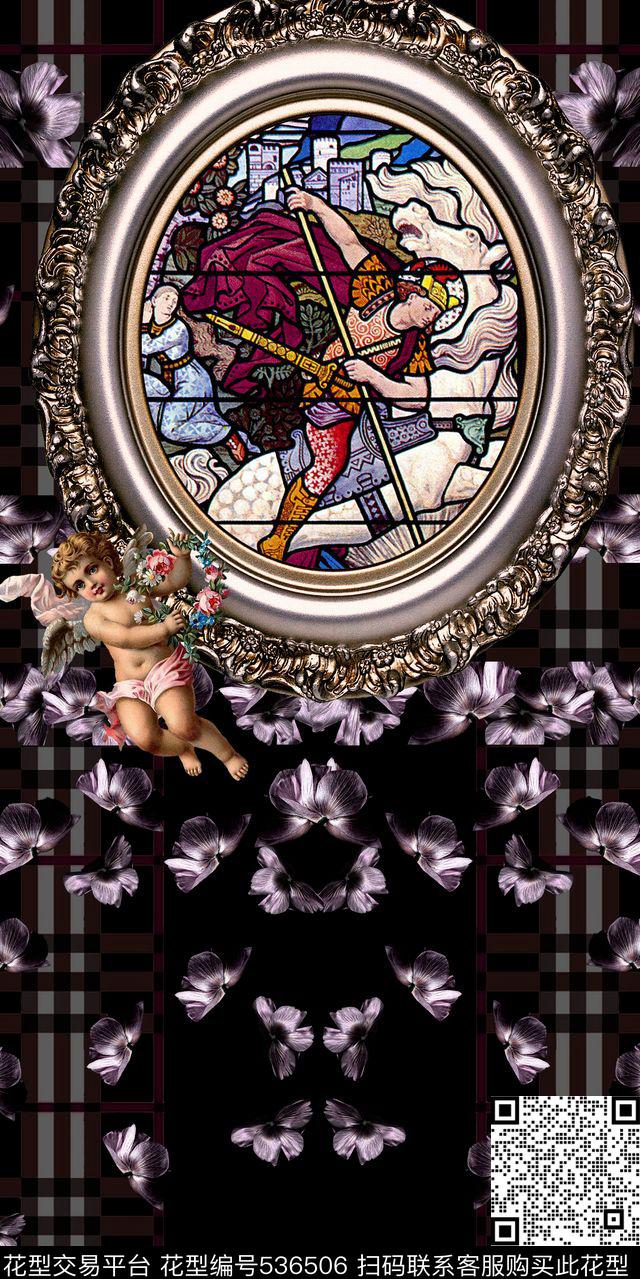 大牌油画花卉数码印花华亿平台下载（图片编号: 536506） - 瓦栏（Walan）