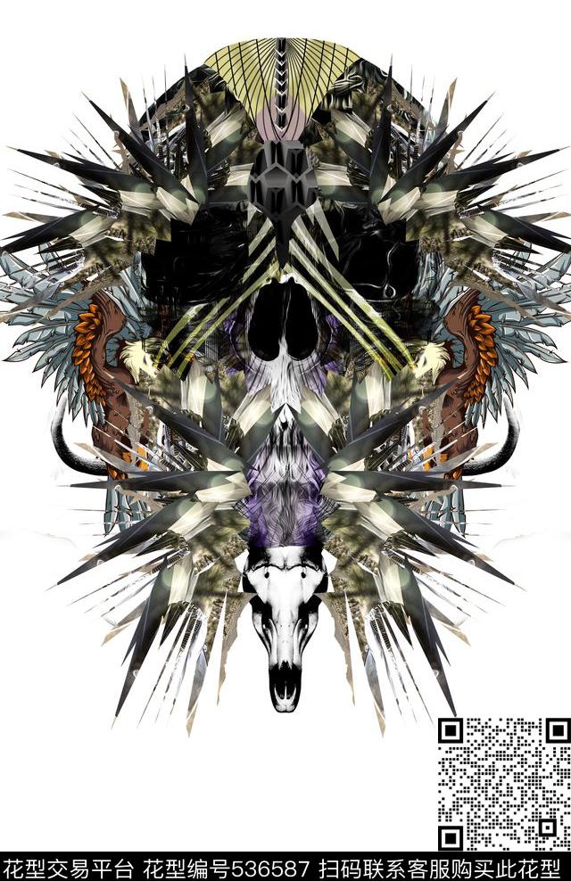 JustCavallit恤华亿平台潮流数码印花华亿平台下载（图片编号: 536587） - 瓦栏（Walan）