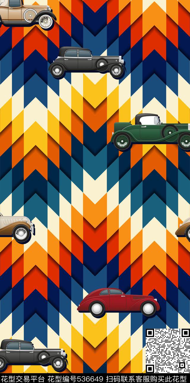 工具几何菱形数码印花华亿平台下载（图片编号: 536649） - 瓦栏（Walan）