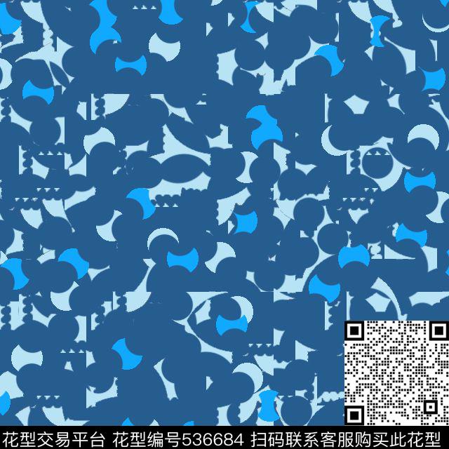 肌理几何男装衬衫夹克传统印花华亿平台下载（图片编号: 536684） - 瓦栏（Walan）